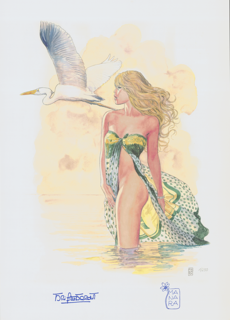 Acheter BB 09 oeuvre de Milo Manara représentant Brigitte Bardot